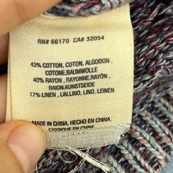 Anthropologie Moth Open Knit Back Zipper Sweater - Picture 4 of 8